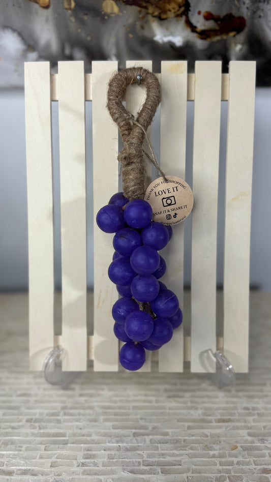 Hanging Grape Cluster Soap Large