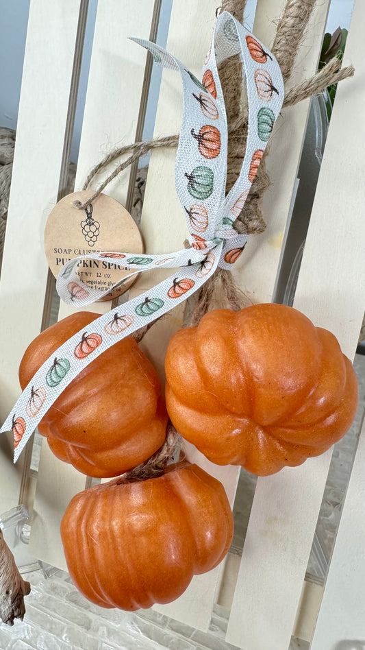 Pumpkin Spice Cluster Soap (small)