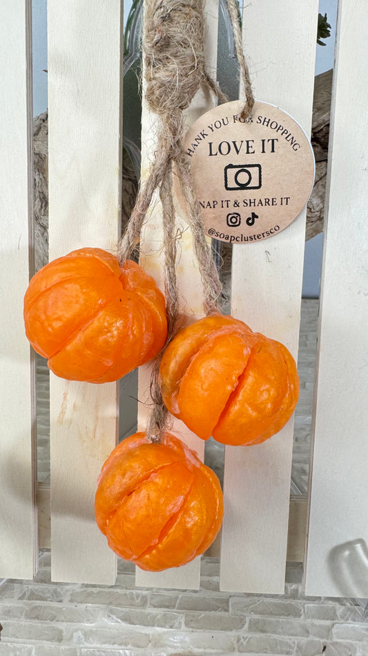 Mandarin Cluster Hanging Soap small